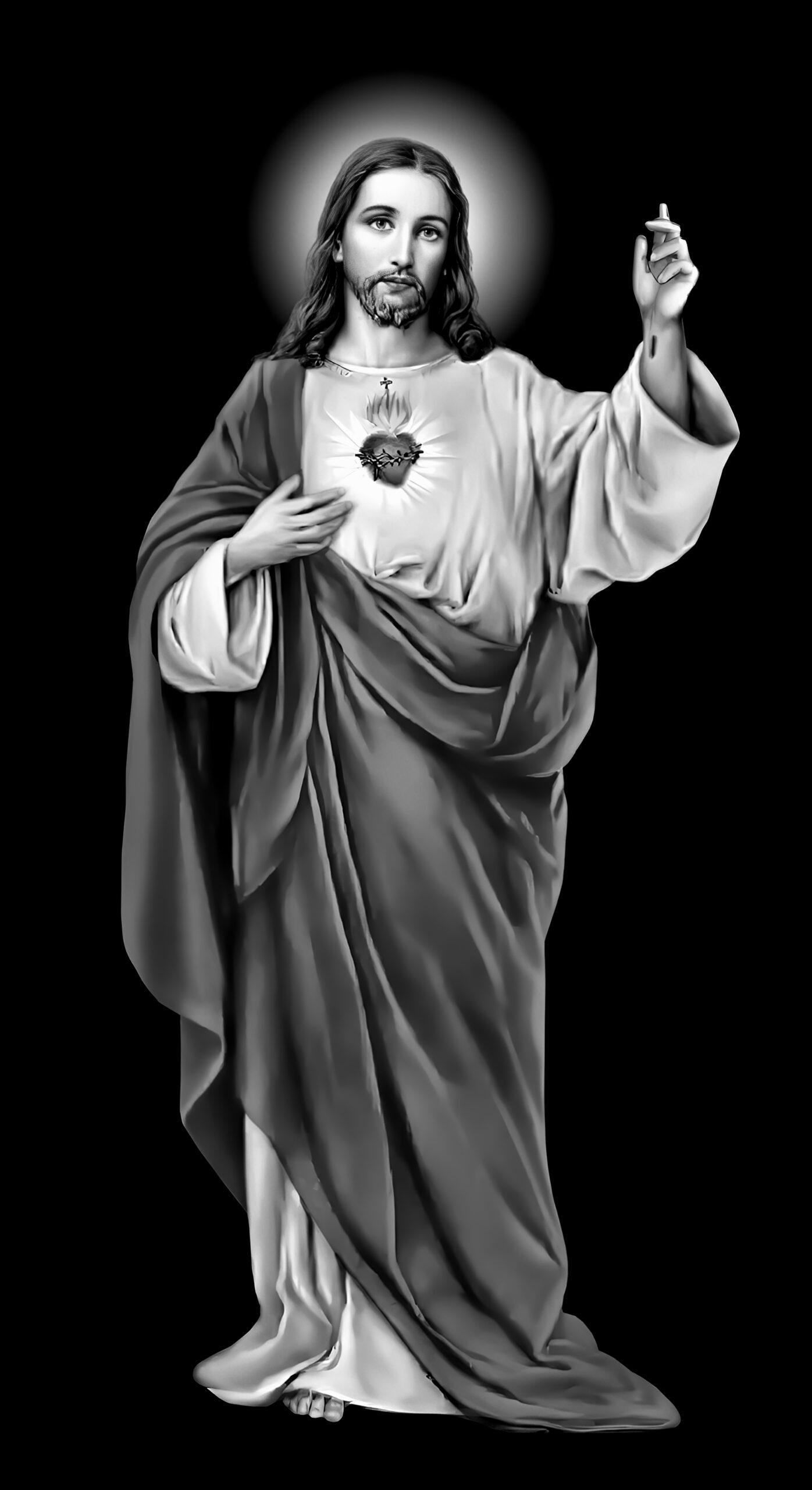 Jesus Christ laser etching free file Jesus Christ picture preparation for laser etching.