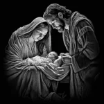Christ is born laser etching file